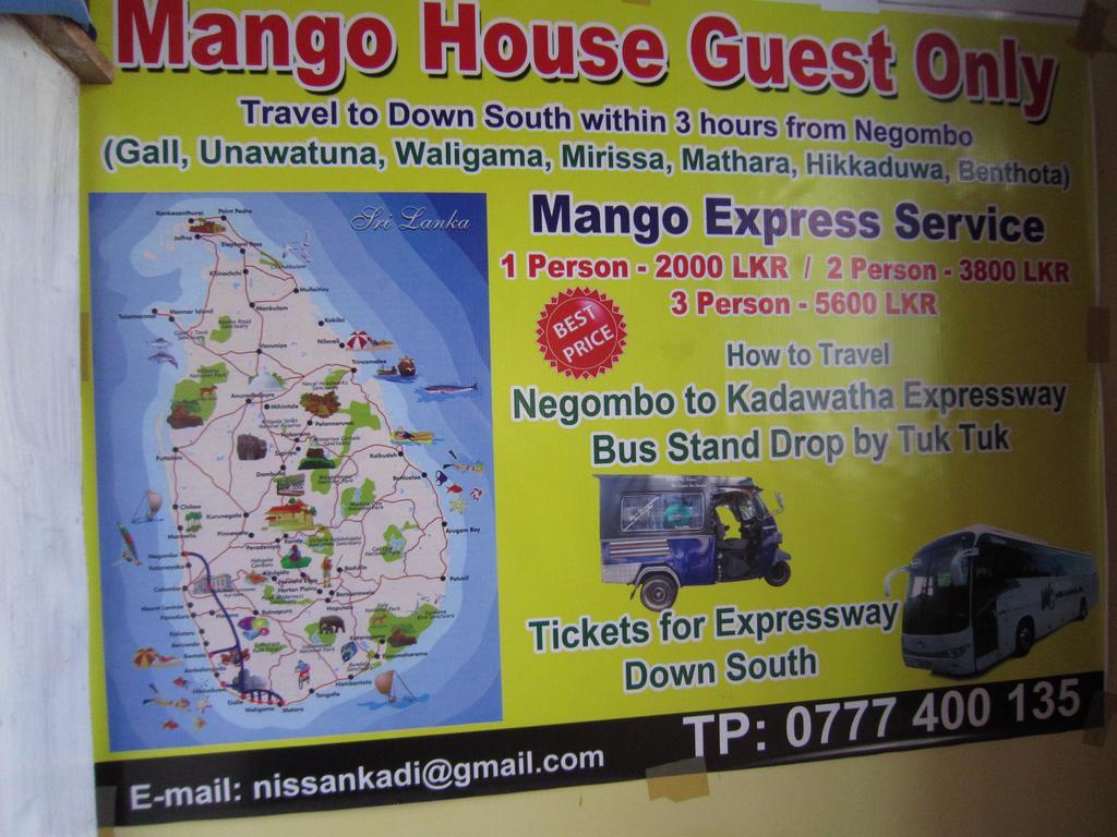 Yoho Mango House Hotel Negombo Exterior foto